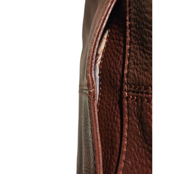 Hobo Brown Leather Shoulder Bag One Size - Picture 11 of 16